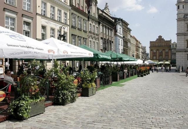 Ceny za zajęcie terenu pod ogródek gastronomiczny są w Poznaniu za wysokie i za mało zróżnicowane.