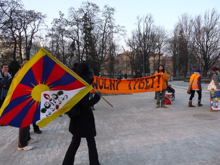 Lublin solidarny z Tybetem (wideo)