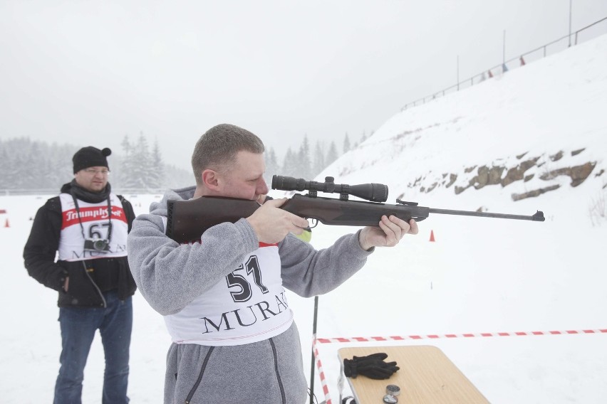 Trening biathlonowy Justyny Przybytek