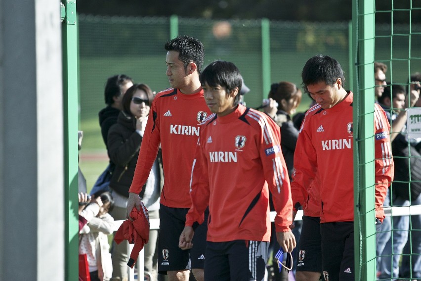 Japonia - Brazylia: Jedni się maskują, inni pokazują. Trening Japonii (ZDJĘCIA)