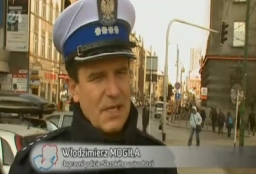 Śląska policja i bezpieczeństwo pieszych w czeskiej TV [WIDEO]