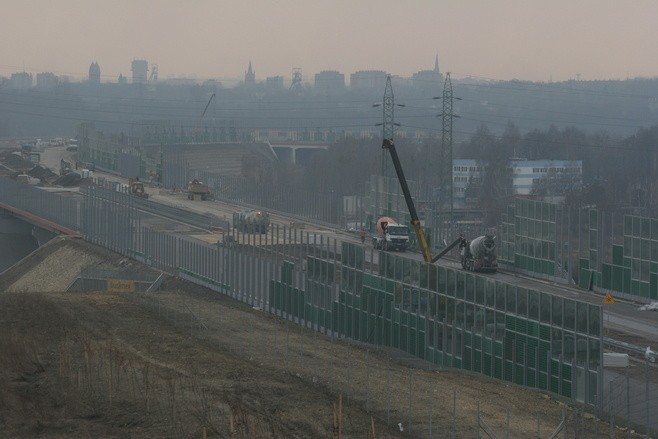 Budowa autostrady A1 w Pyrzowicach