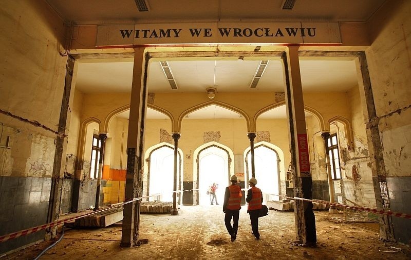 Wrocław: Remont Dworca Głównego ruszył drugi raz (ZDJĘCIA)