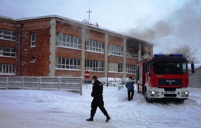 Chełm: Pożar w przykościelnej stolarni