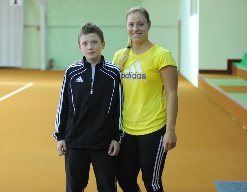 Angelique Kerber trenowała w Puszczykowie w lutym
