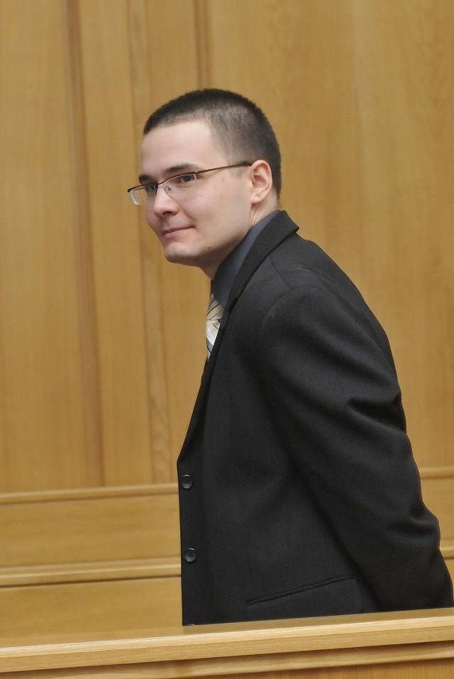 Jakub Tomczak w sądzie.