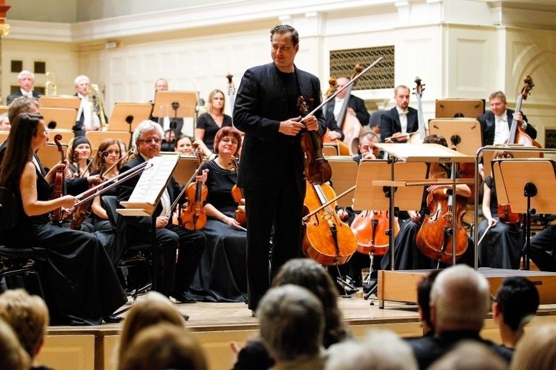 Koncert skrzypka Nikołaja Znaidera zainaugurował 66. sezon Filharmonii Poznańskiej [ZDJĘCIA]