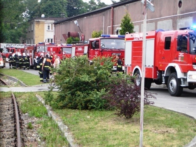 Pożar w fabryce zapałek w Czechowicach-Dziedzicach