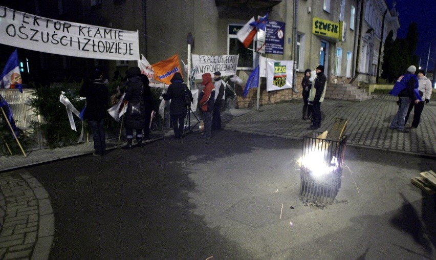 Protest w LZPS Protektor: Koniec okupacji (ZDJĘCIA,WIDEO)