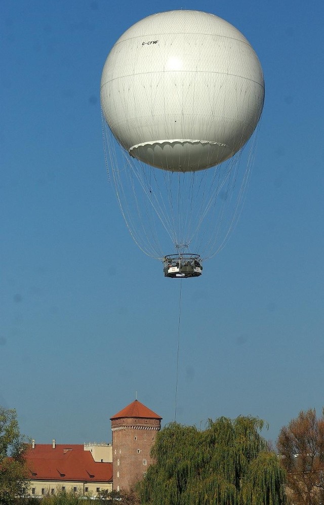 Balon nad Krakowem