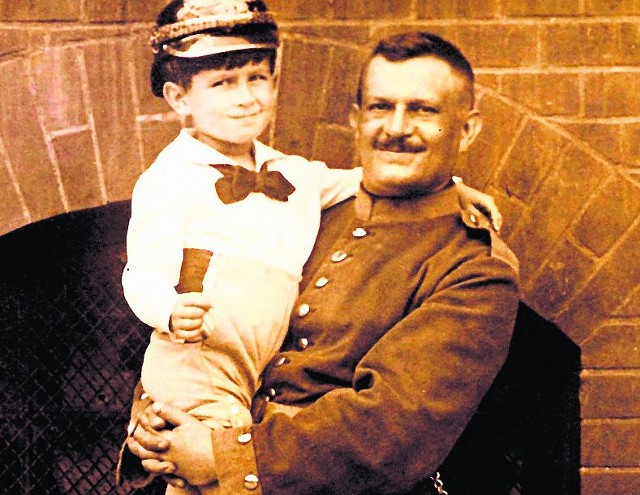 Konstanty Wolny ze swoim synem Zbigniewem