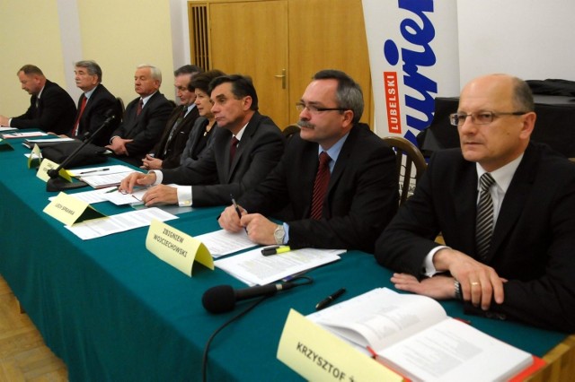 Kandydaci na prezydenta Lublina podczas jednej z wcześniejszych debat zorganizowanych przez naszą redakcję