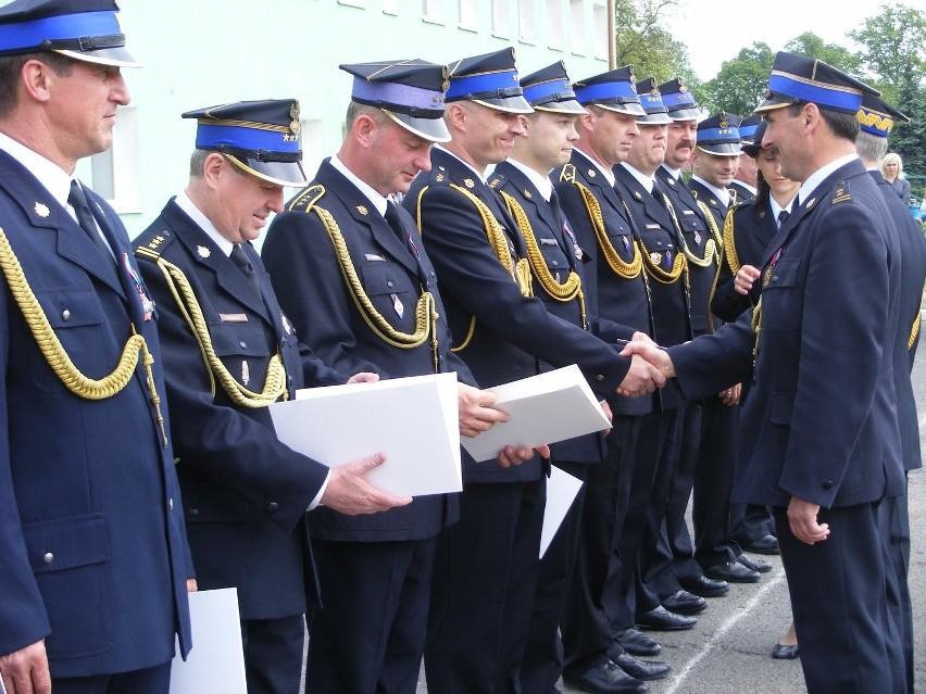 Nominacje na wyższe stopnie, a także odznaczenia strażackie...