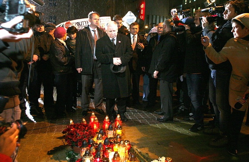 Kaczyński przyjechał na miejsce tragedii