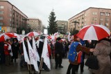 Sosnowiec: Protest przeciwko likwidacji szkół oraz... wprowadzaniu monitoringu