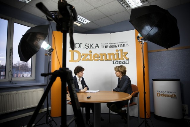 Prezydent Hanna Zdanowska w rozmowie z Monika Pawlak niespełna 100 dni temu, tuż po objęciu fotela gospodarza Łodzi.