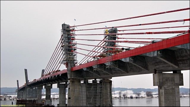 Most przez Wisłę koło Kwidzyna zostanie oddany do użytku w połowie roku