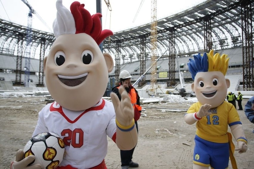 Maskotki Euro2012 w Gdańsku