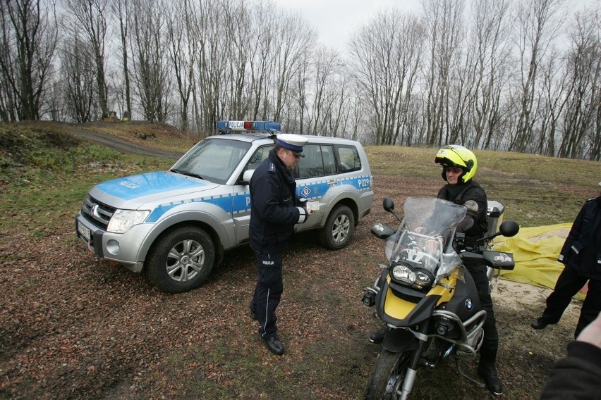 Pościg będzińskiej policji za motocyklistą [ZDJĘCIA i WIDEO]