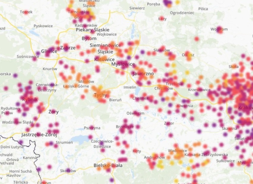 Jakość powietrza o godz. 8 i pogoda na 20 stycznia 2019