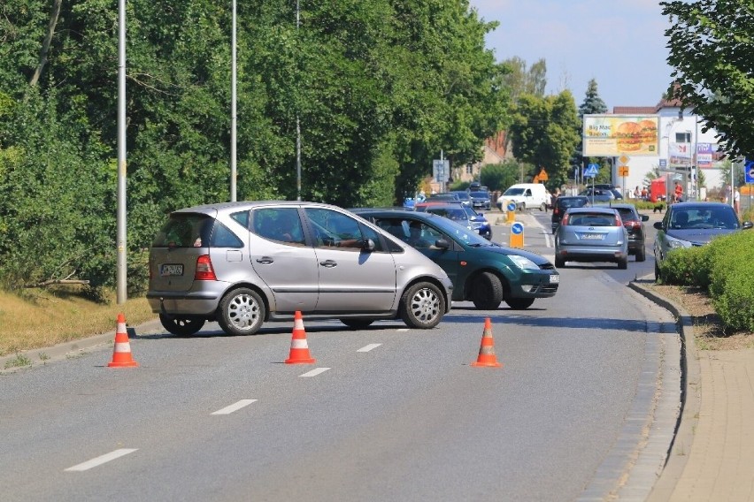 Duży pożar na ogródkach działkowych w rejonie Maślic i...