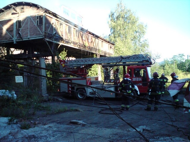 Pożar w Starej Kopalni