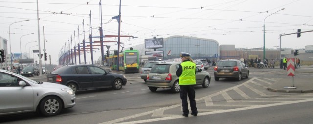 Drogami wokół MTP przejazd jest utrudniony