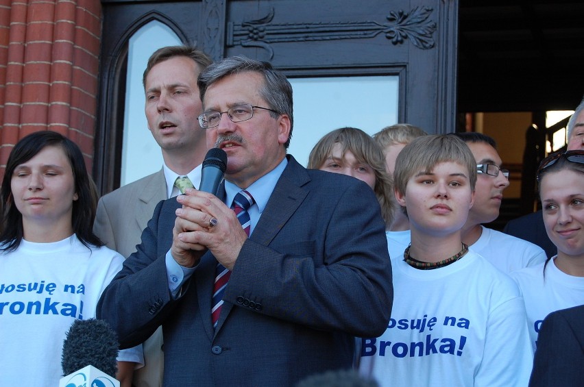 Bronisław Komorowski w Słupsku