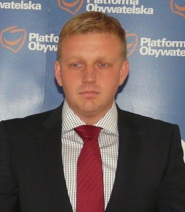 Łukasz Więcek, radny miejski był kandydatem Platformy Obywatelskiej na prezydenta Radomska w minionych wyborach