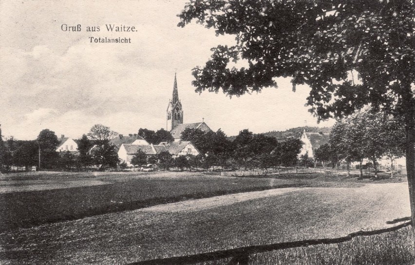 Wiejce (Waitze): Panorama wsi w latach 30.
