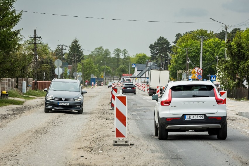 Przebudowa drogi wojewódzkiej  Brzoza - Łabiszyn.