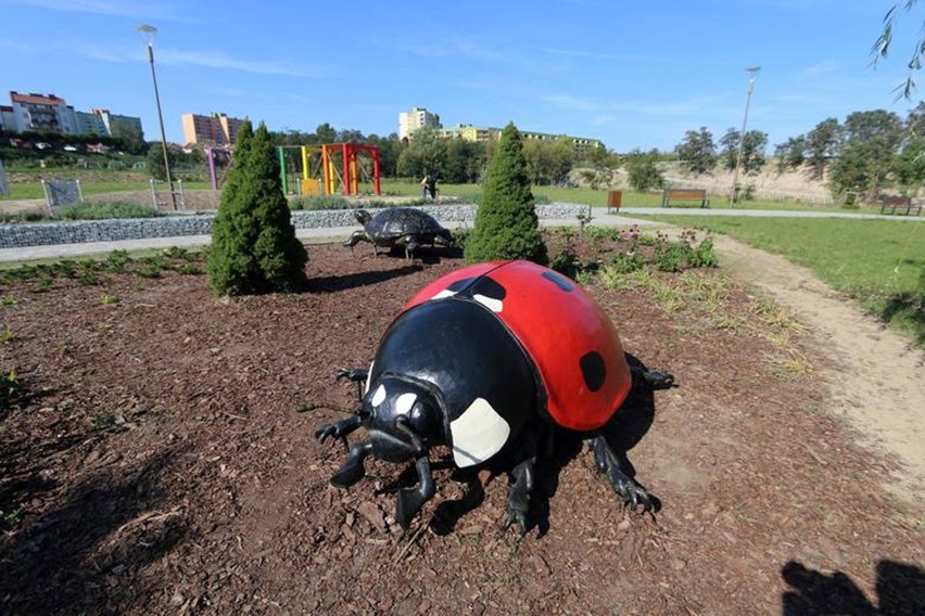 Park sensoryczny przy ulicy Zawilcowej w Lublinie