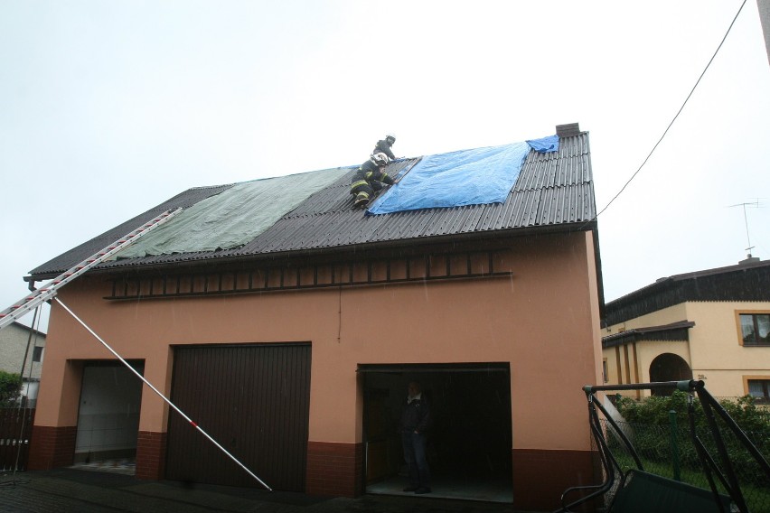 Gradobicie w Rybniku: Ucierpiały domu w Boguszowicach i Świerklanach
