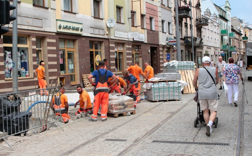 Modernizacja torowiska i ulicy Toruńskiej w Grudziądzu.