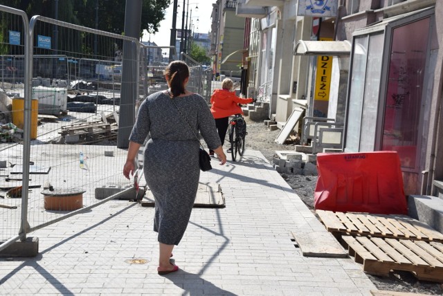 Przebudowa ulic Mieszka I i Chrobrego trwa od maja 2020, więc już 16 miesięcy.