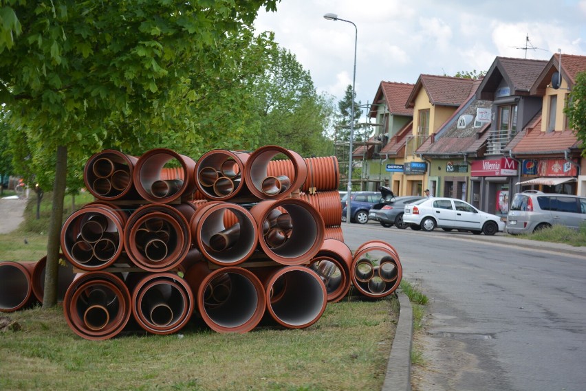 Trwa remont ulicy Czynu 600-lecia w Międzychodzie. Firma ma...