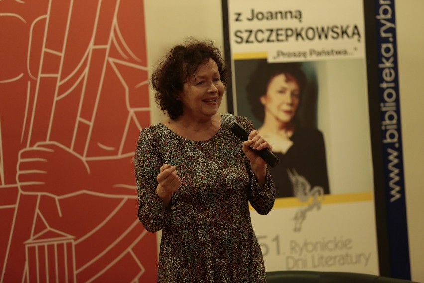 51 Rybnickie Dni Literatury: Joanna Szczepkowska w bibliotece