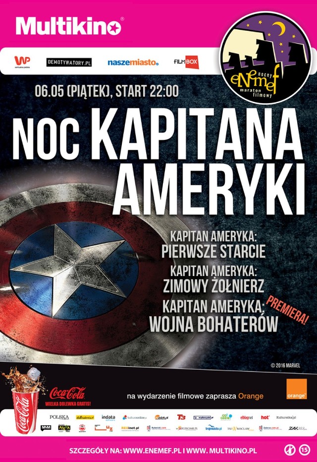 ENEMEF: Noc Kapitana Ameryki [konkurs]