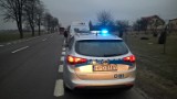 Potrącenie rowerzysty na trasie Kraśnik-Lublin: Mężczyznę przewieziono do szpitala (ZDJĘCIA)