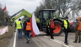 Protest rolników na trasie Ełk-Olecko [WIDEO, ZDJĘCIA]