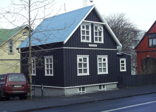 Dom w Hverfisgata (Reykjavik, Islandia)