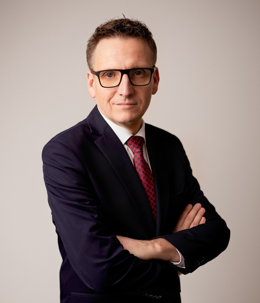 Michał Urgoł jest właścicielem firmy, sołtysem Bzia.