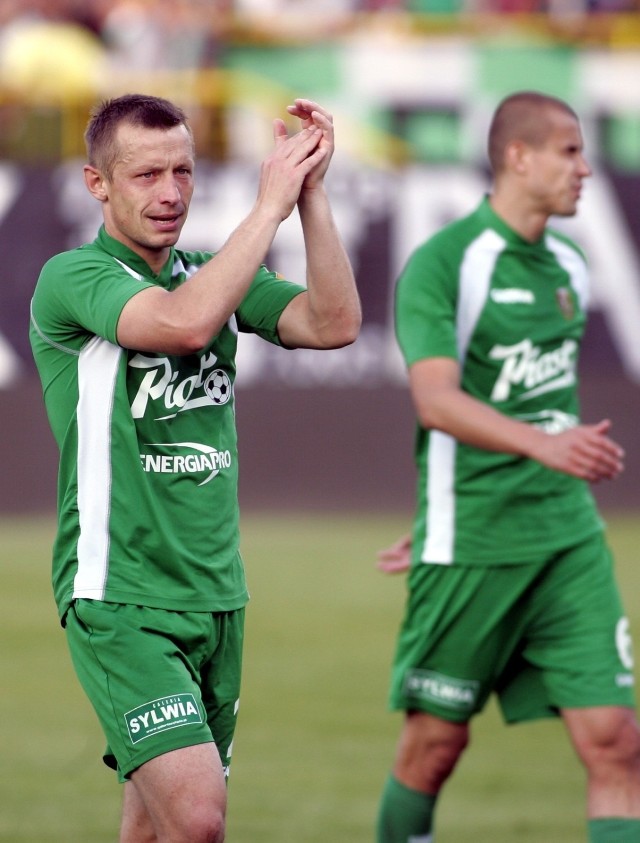 23.05.2009 wroclaw ekstraklasa pilka nozna slask wroclaw legia warszawa 1 do 1 n/z krzysztof wolczek gazeta wroclawska pawel relikowski / polskapresse