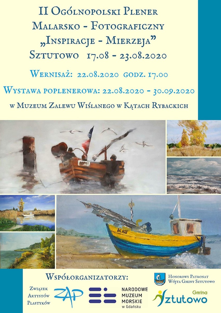 Druga edycja Ogólnopolskiego Pleneru Malarsko-Fotograficznego "Inspiracje-Mierzeja"