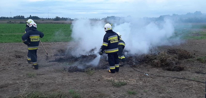 Akcja gaśnicza w okolicy Zbyszewic