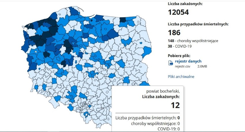 Tarnów. Nowe zakażenia COVID-19 w Tarnowie i okolicznych powiatach: tarnowskim, brzeskim, bocheńskim i dąbrowskim [AKTUALIZACJA 7.01]