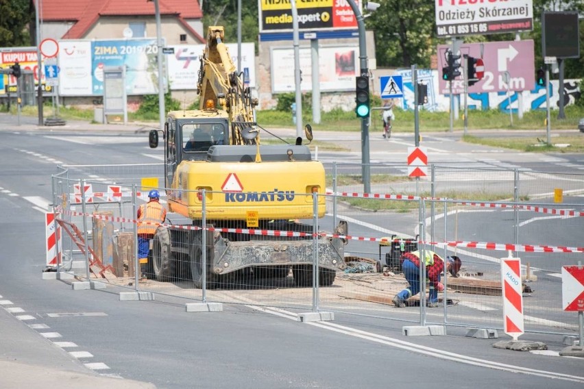 Trasa tramwajowa, która powstanie w pierwszym etapie...