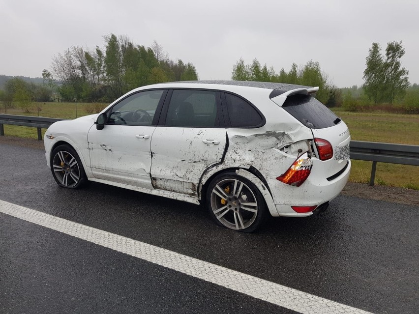 Zderzenie na autostradzie A4 koło Brzeska. Są ograniczenia w ruchu