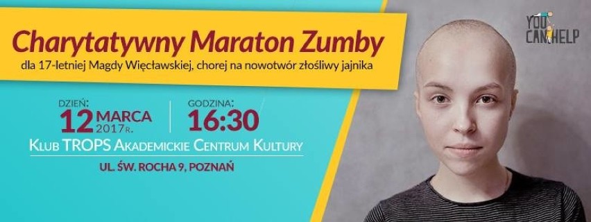 Poznań: Maraton zumby dla Magdy. Przyłączysz się?