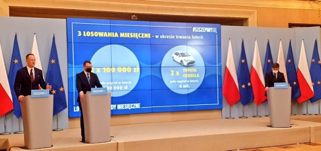 Loteria szczepionkowa rusza 1 lipca. Pula nagród wynosi 22 mln zł